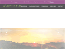 Tablet Screenshot of cjaytea.com